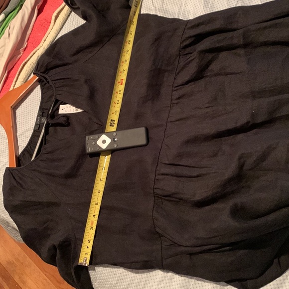 J Crew Long Sleeve Tiered Linen Dress NWT Size L-XL - Picture 6 of 7